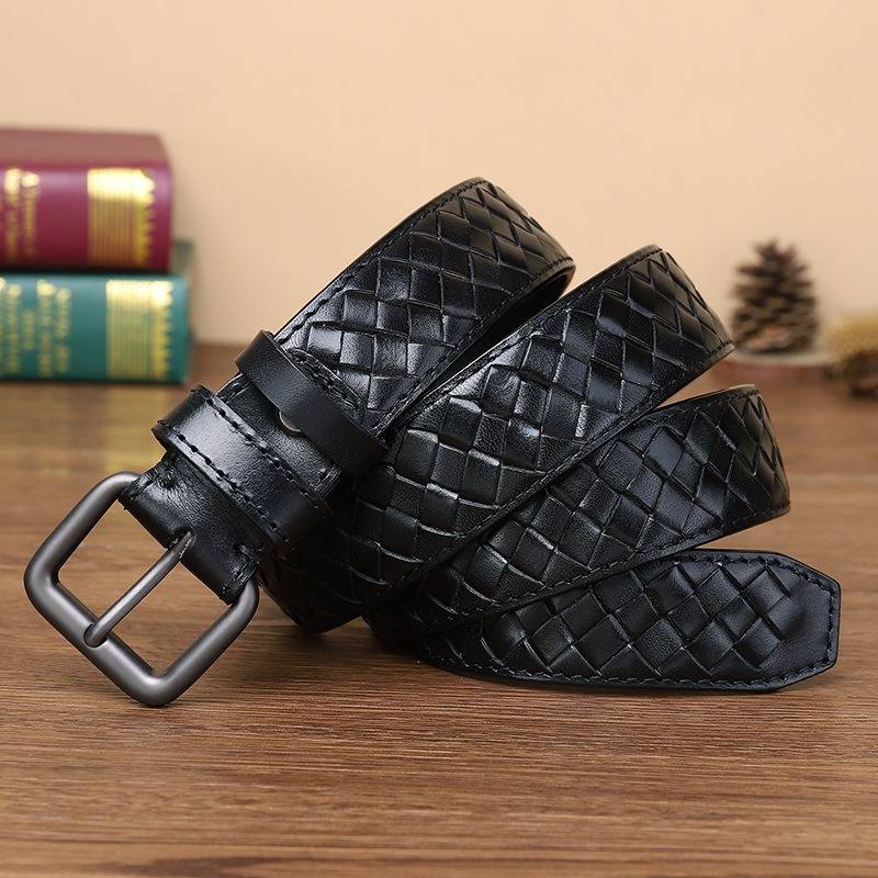 mens braided belt
