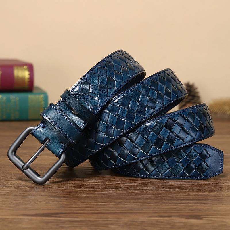 mens braided belt