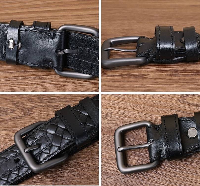 mens braided belt