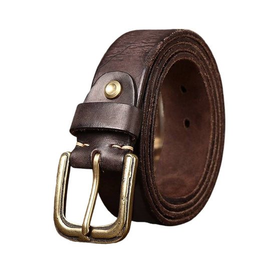 mens dark brown belt