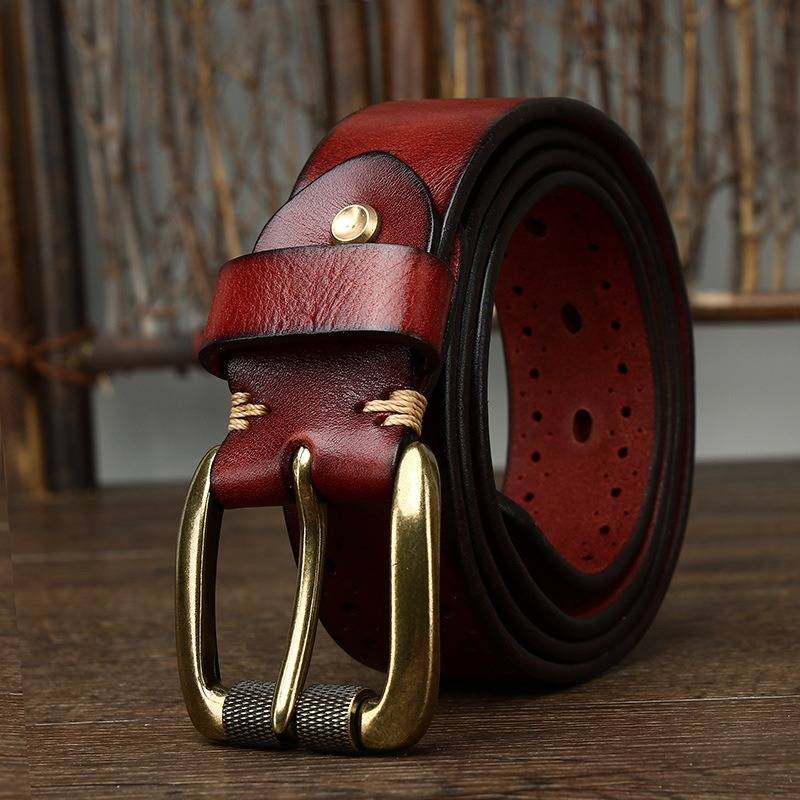 mens dark brown belt