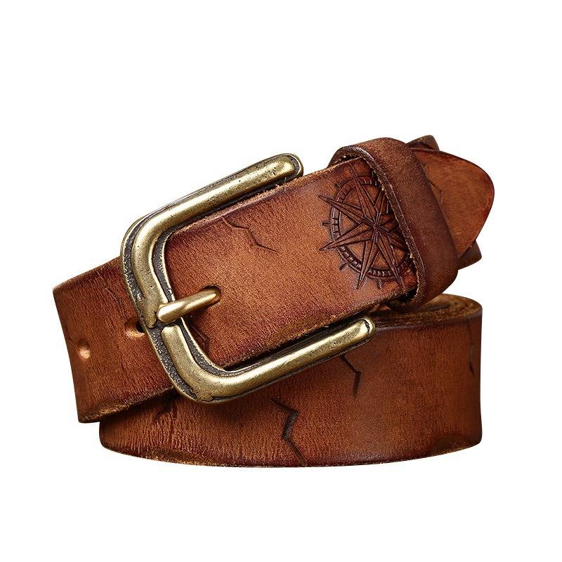 mens dark brown belt
