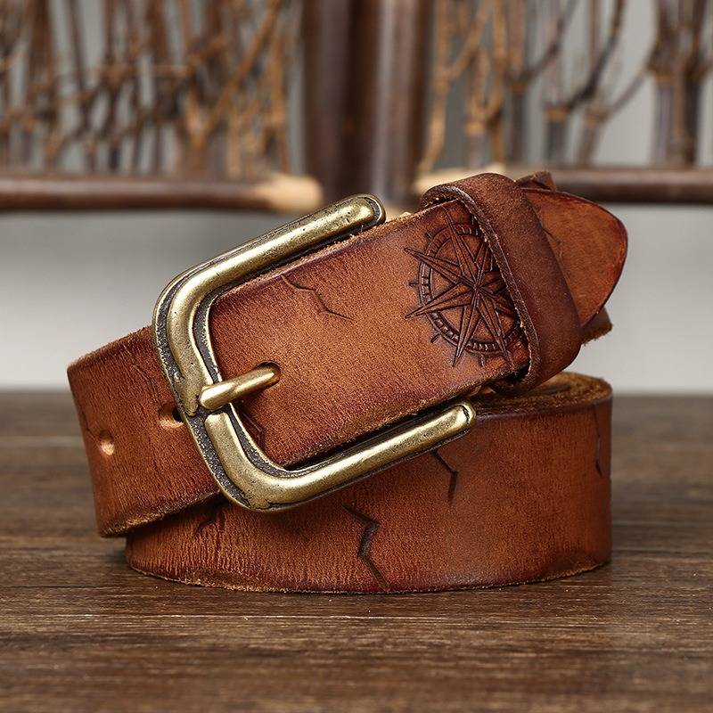 mens dark brown belt
