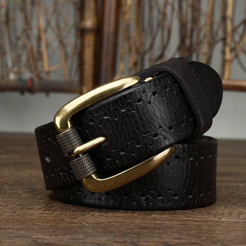 mens dark brown belt