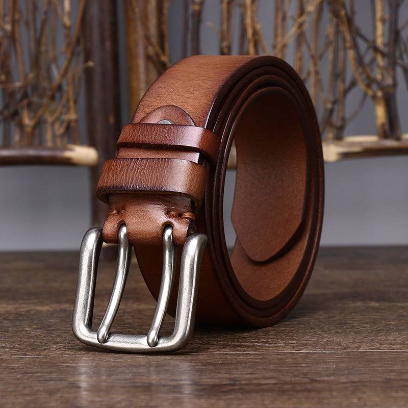 mens double prong belts