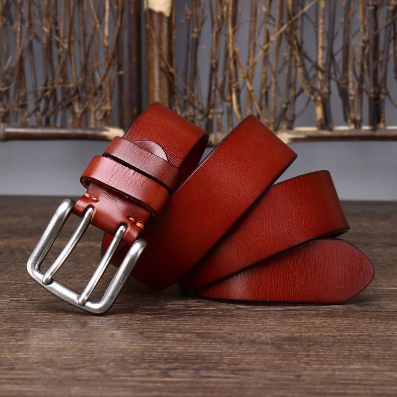 mens double prong belts
