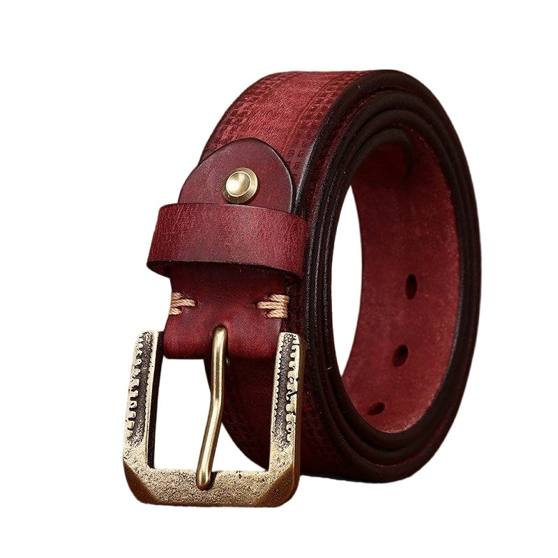 mens red belt