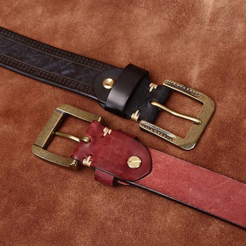 mens red belt