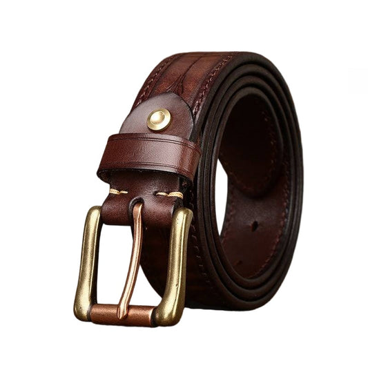 mens reversible leather belt