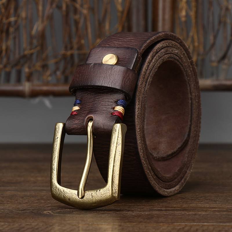 mens tan leather belt