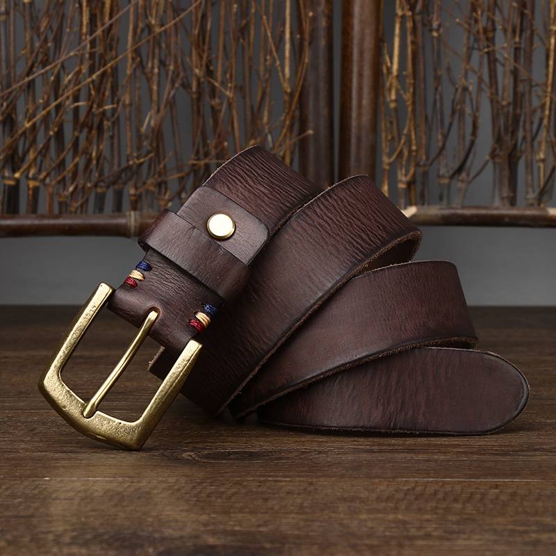mens tan leather belt