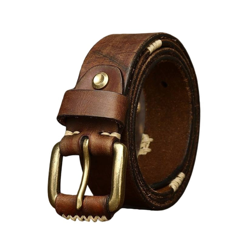 real leather belt