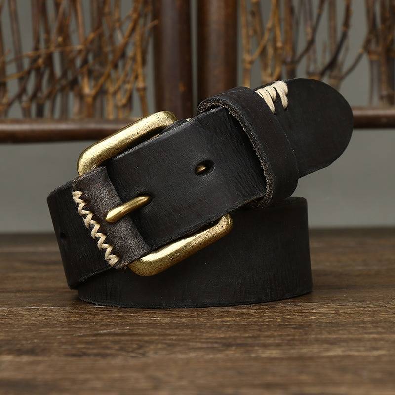real leather belt