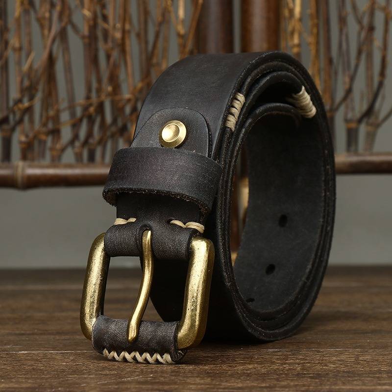 real leather belt