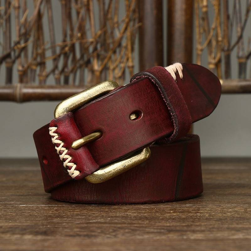real leather belt