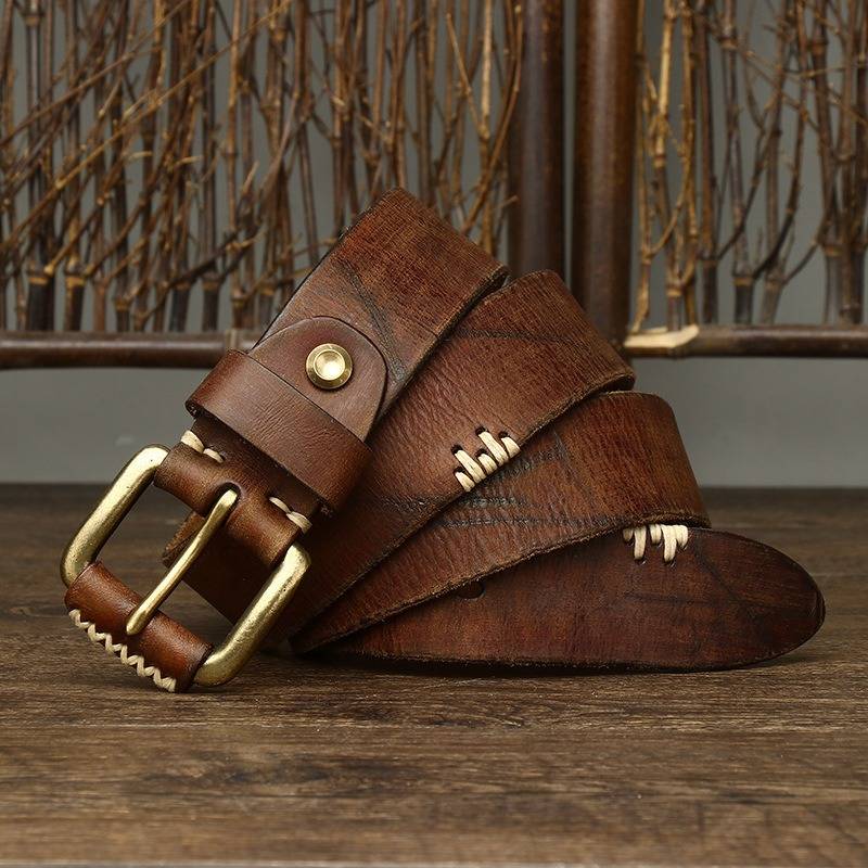 real leather belt