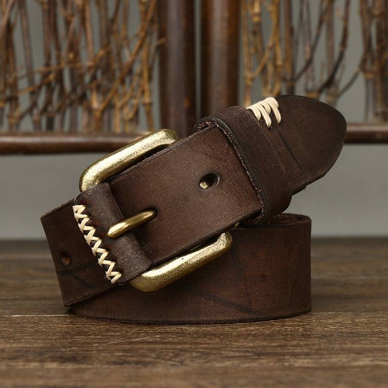 real leather belt