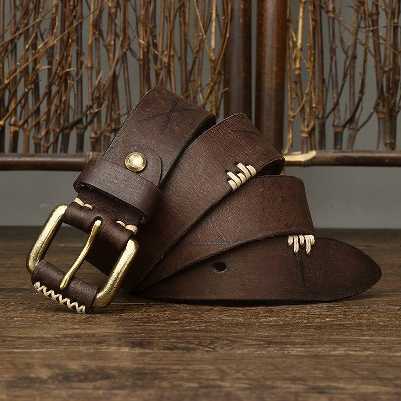 real leather belt