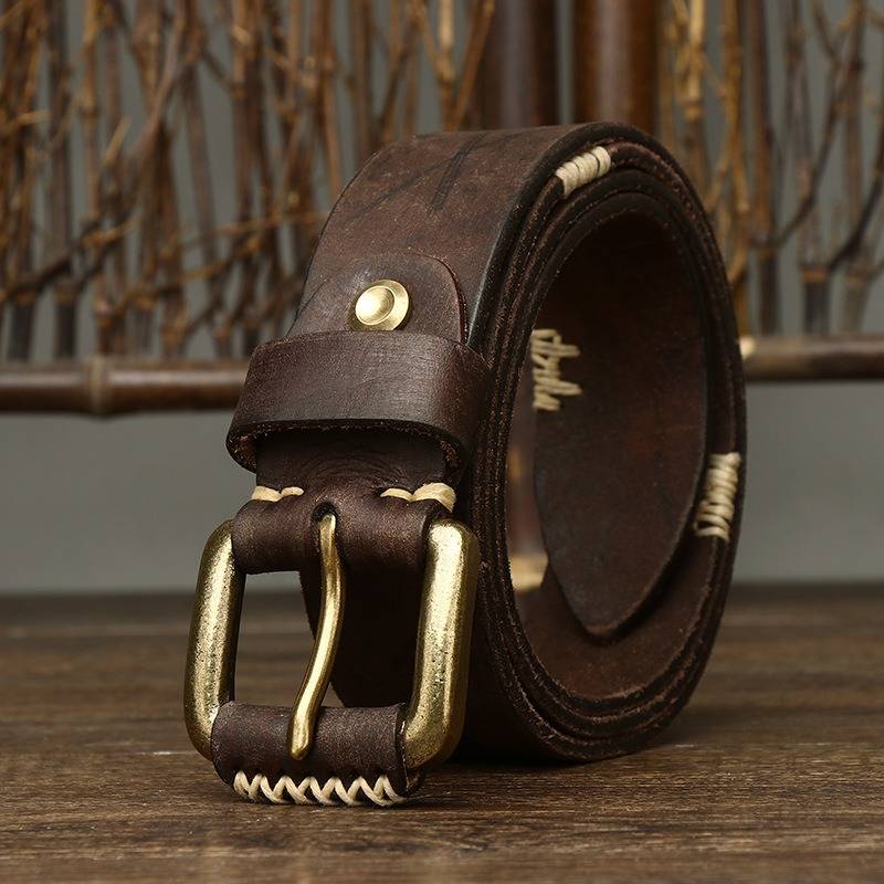 real leather belt