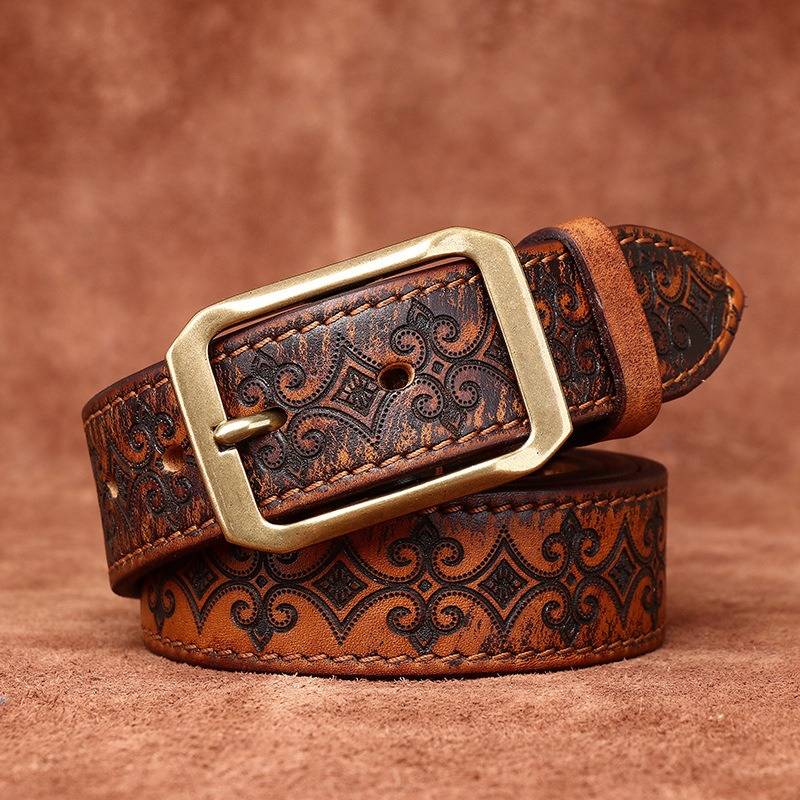 reversible leather belt