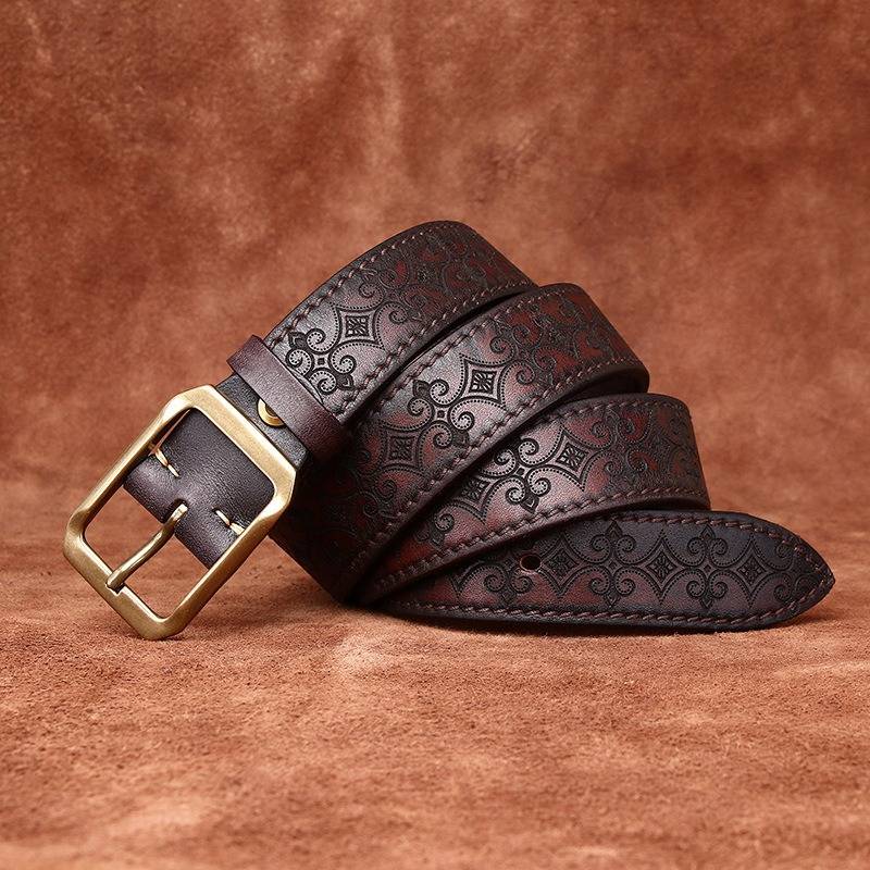 reversible leather belt