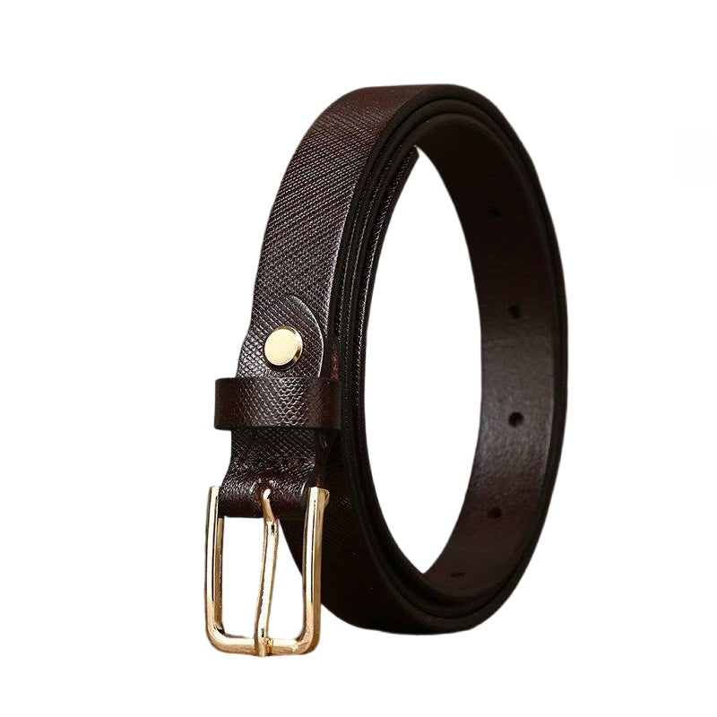 skinny brown belt