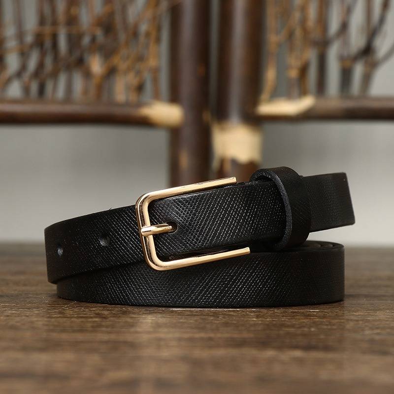 skinny brown belt