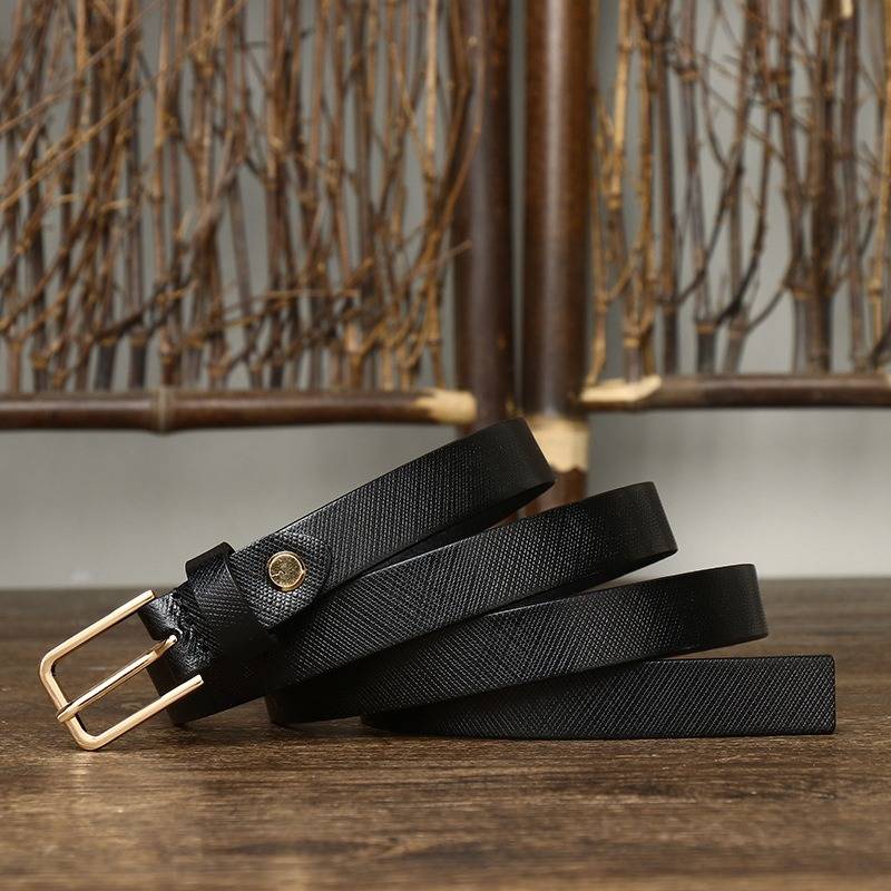 skinny brown belt