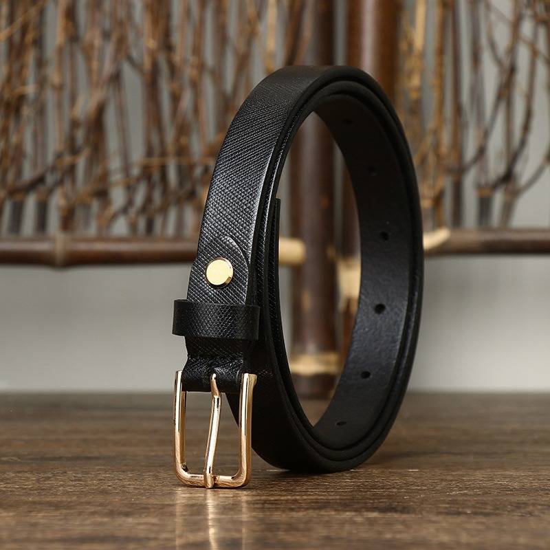 skinny brown belt