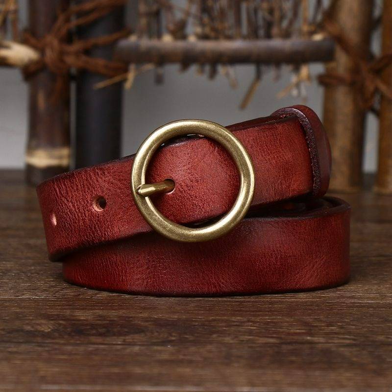 womens red belt