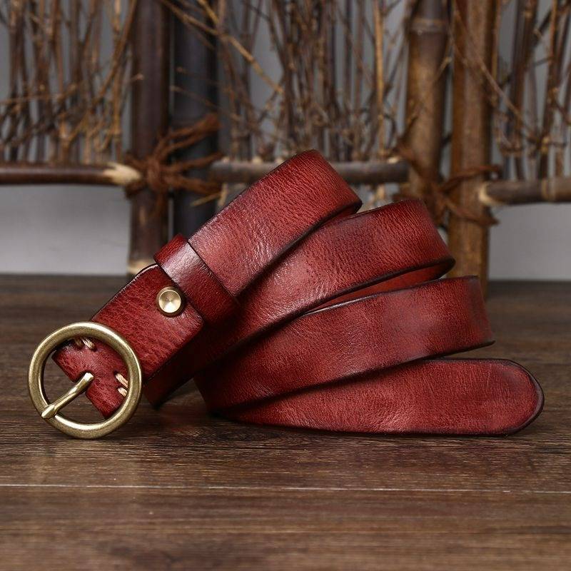 womens red belt