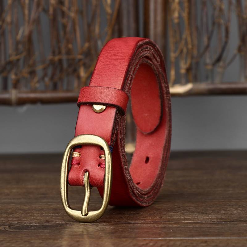 Women's denim belt