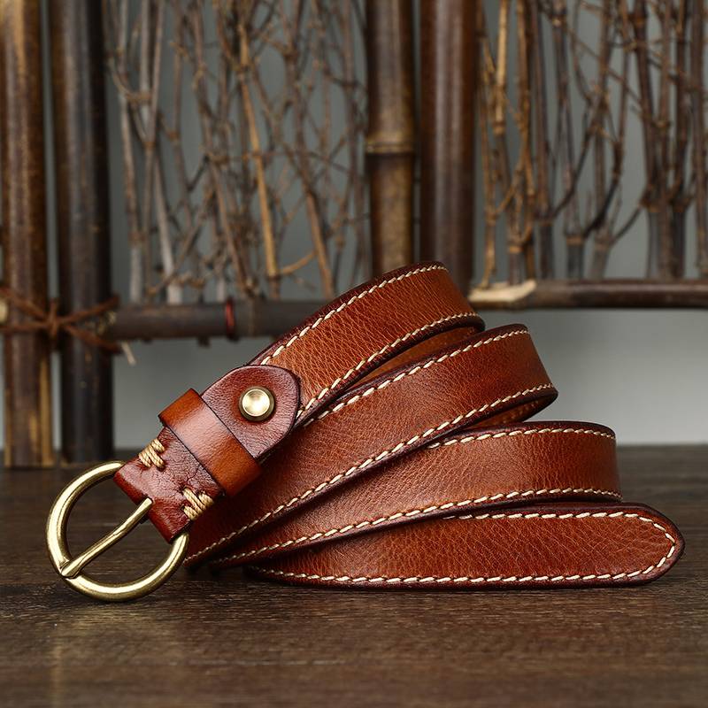 Women's denim belt