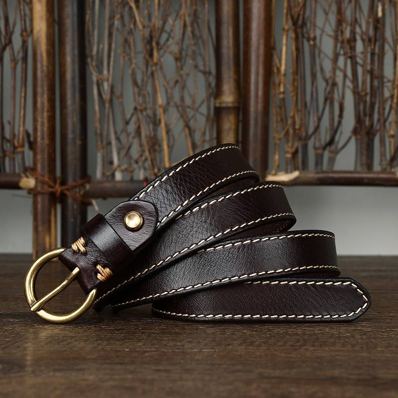 Women's denim belt