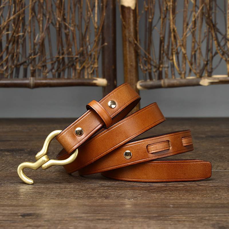 Women's thin belt