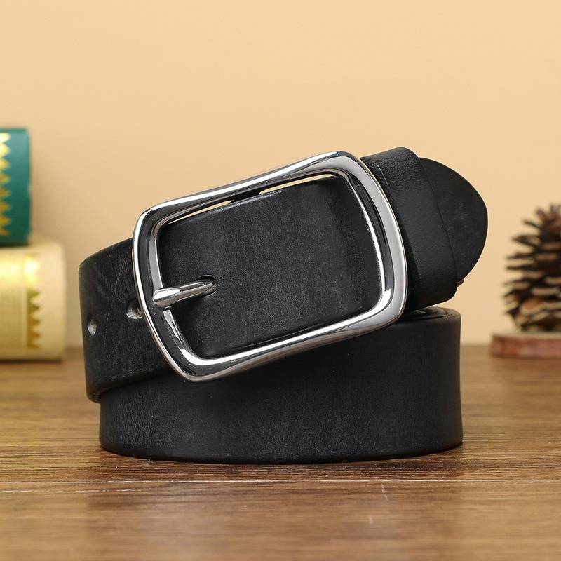 black leather belts