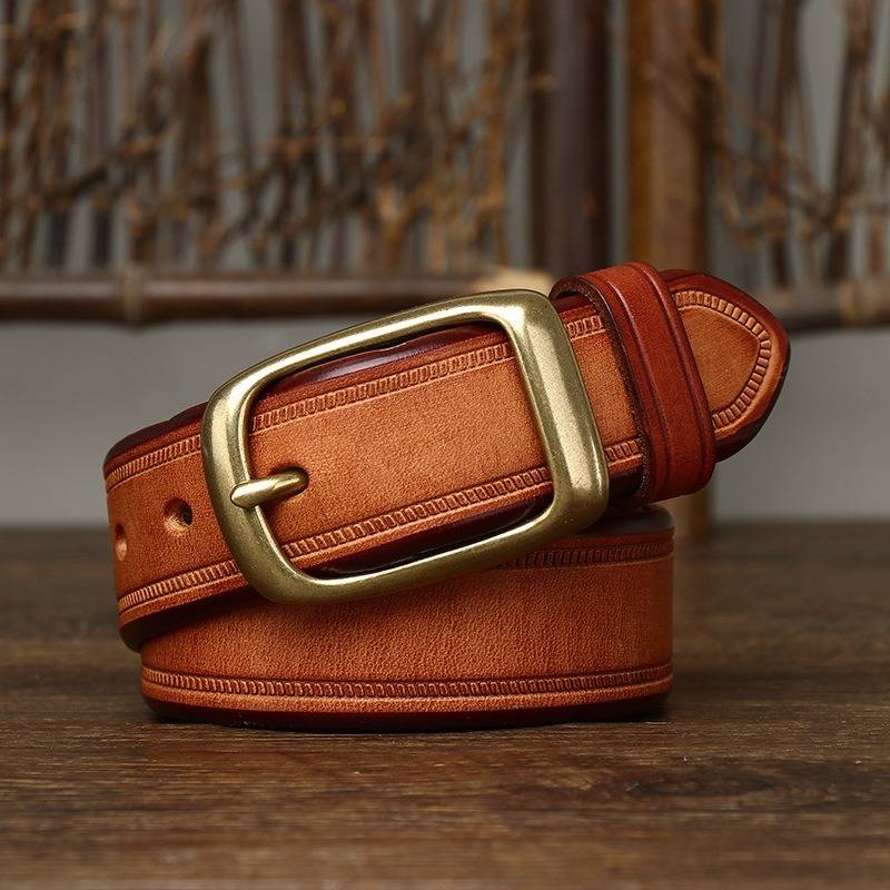 brown dress belt