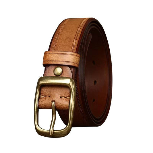 brown dress belt