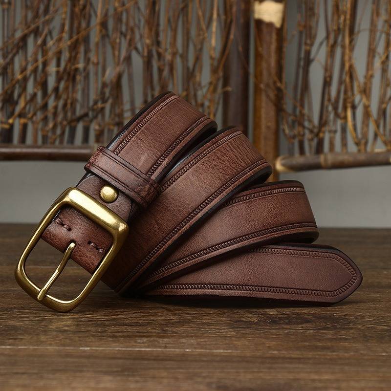 brown dress belt