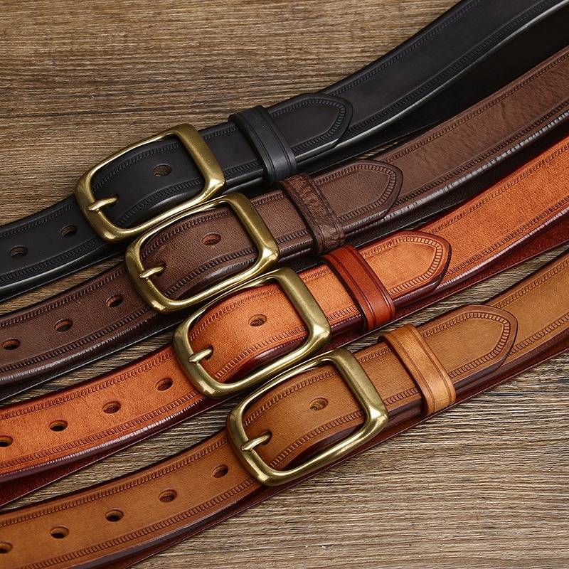 brown dress belt