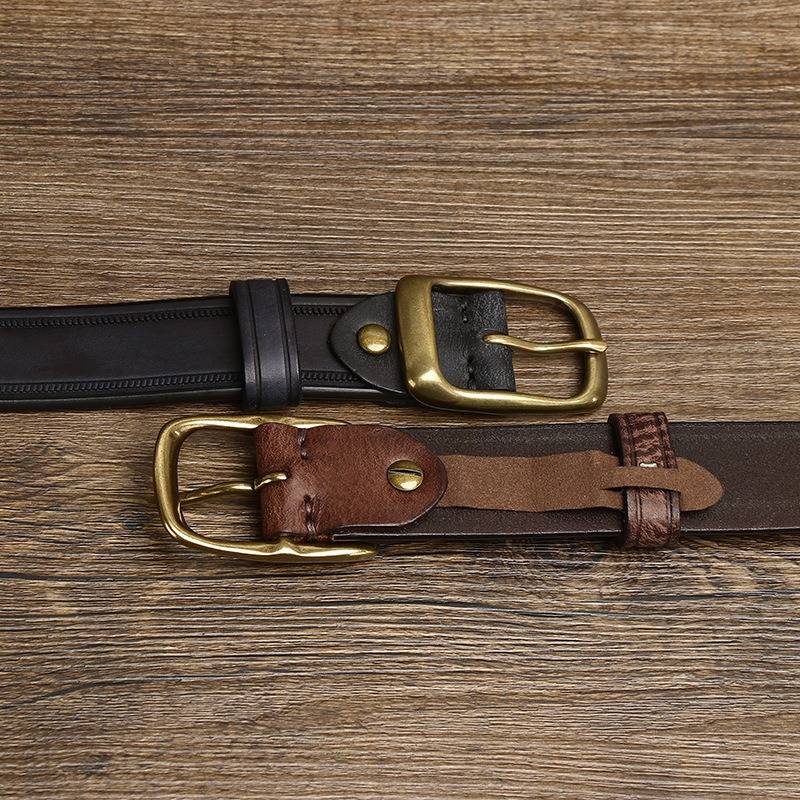 brown dress belt