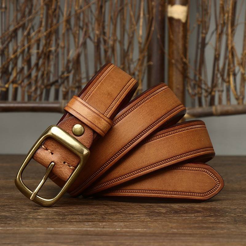 brown dress belt