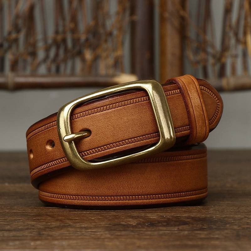 brown dress belt