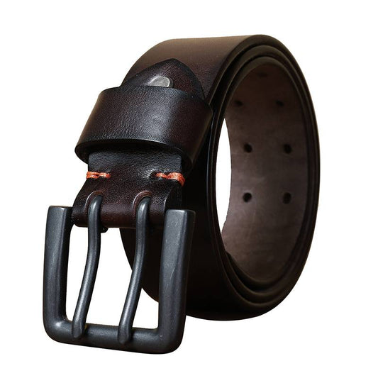 Men's Double Prong Buckle Casual Belt-1.7"