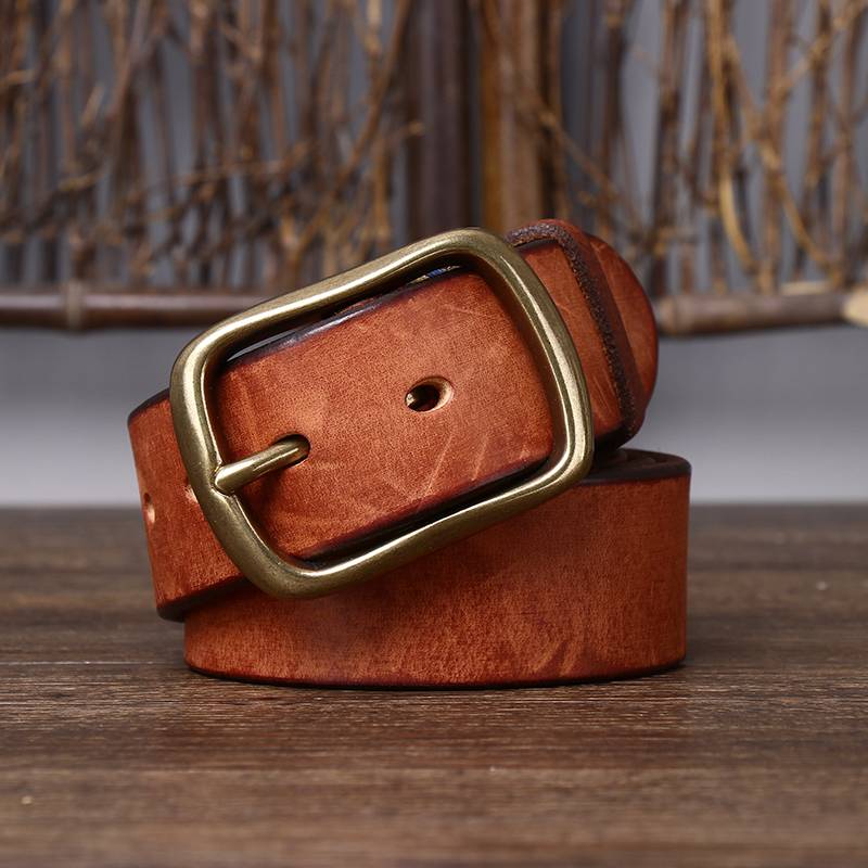 men real leather belt