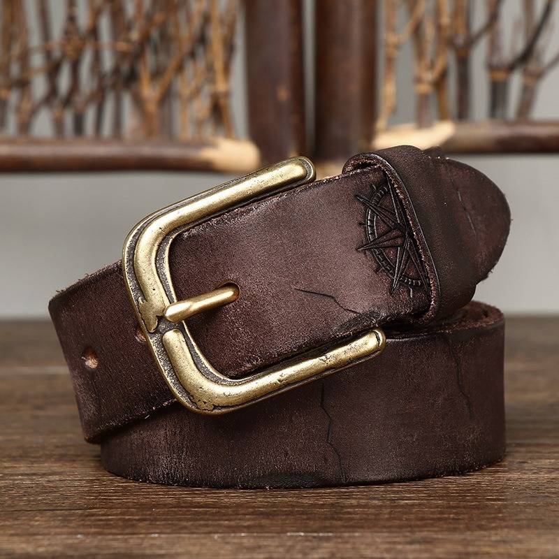 mens dark brown belt 