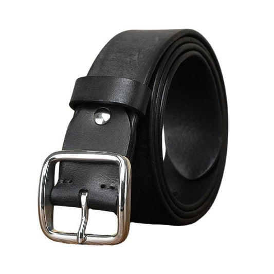 Stainless Steel Buckle Men's Casual Belt-1.5"