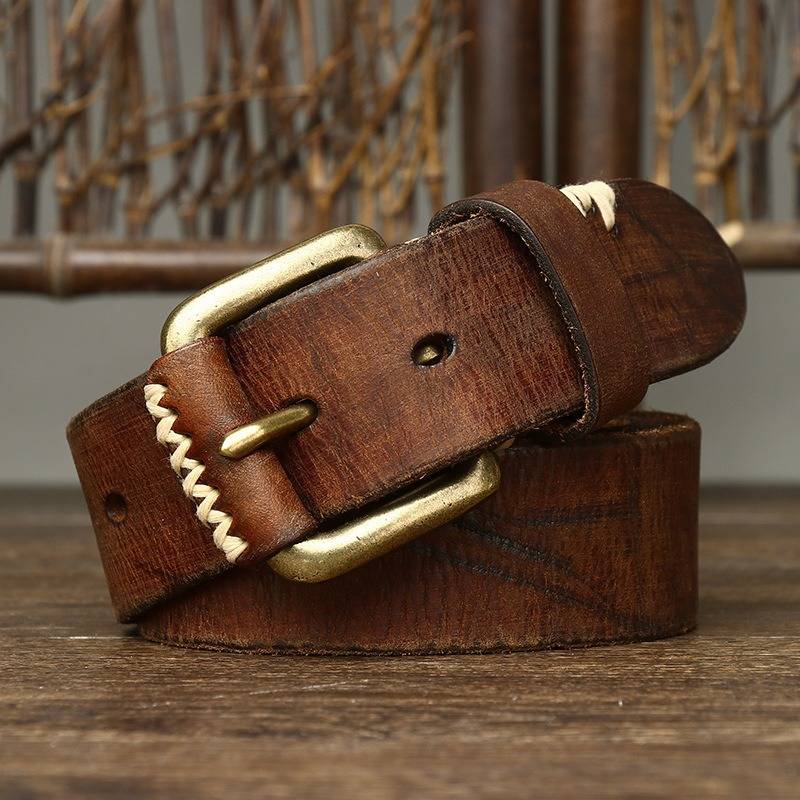 real leather belt